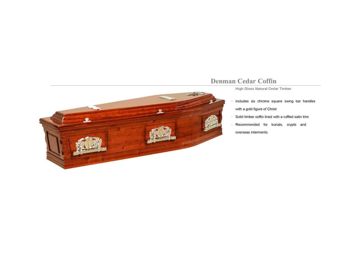 Description of the Denman Cedar Coffin
